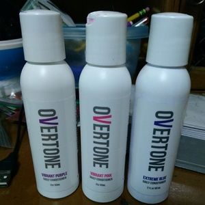 Set of 3 Overtone daily conditioners (as pictured)